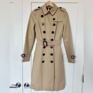 NWT Burberry Chelsea Cotton Trench Coat